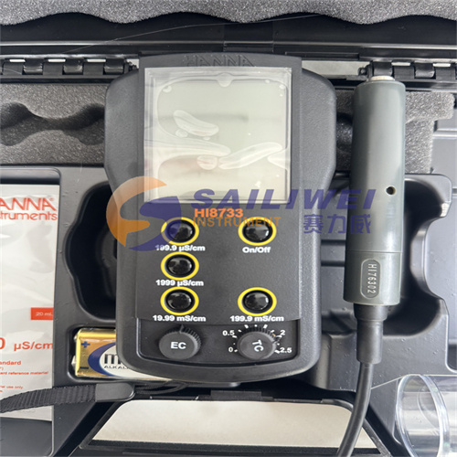 hanna 便携式电导率仪hi8733温度补偿功能技术参数